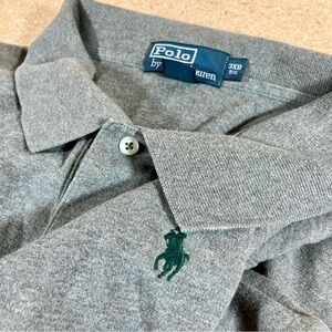 Polo Ralph Lauren Shirt Mens 3XB Big Short Sleeve Grey Pony Logo GUC